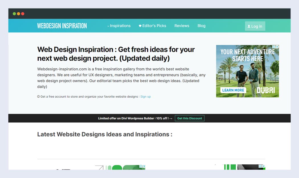 Web Design Inspiration